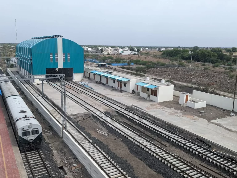 Construction of Surat Metro Bhesan Depot || Holistic technoengineers private limited